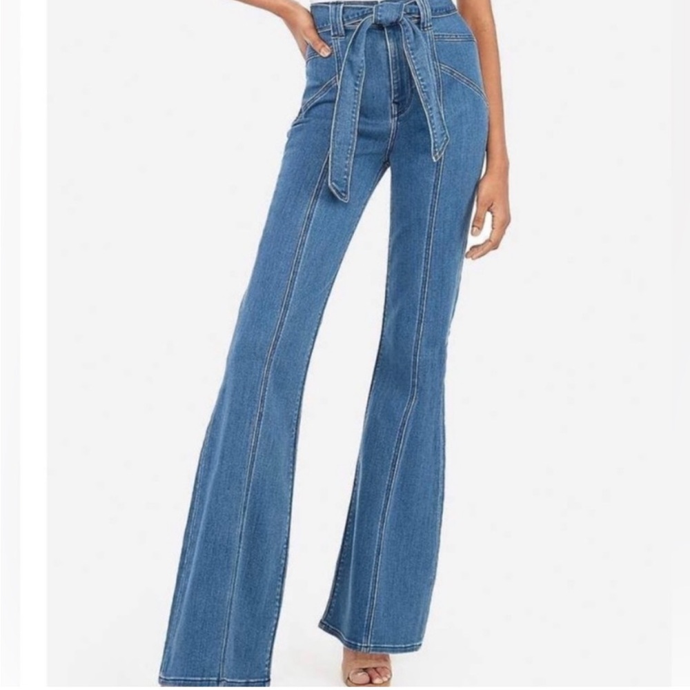 Express Flare High Rise Jeans